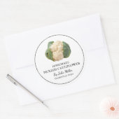 Étiquette simple au chou-fleur cueilli maison (Enveloppe)