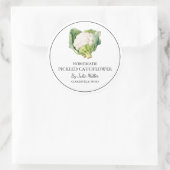 Étiquette simple au chou-fleur cueilli maison (Sac)