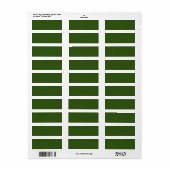 Étiquette Simple Authority® (Feuille entière)