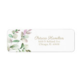 Étiquette Simple Belle Eau Eucalyptus Verdure La (Devant)