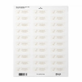 Étiquette Simple Boho Silly Goose Adresse de Retour pour Bab (Feuille entière)