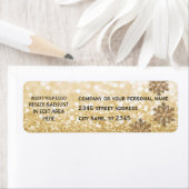 Étiquette Simple d'affaires/ insérer le logo glitologo floco (En situation)