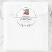 Étiquette simple de betteraves cuites maison (Sac)