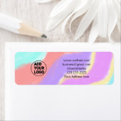 Étiquette simple et minimal ajouter votre logo/design ici te (En situation)