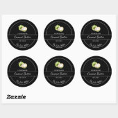 Étiquette simple fait maison de noix de coco | Noi (Feuille)