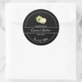 Étiquette simple fait maison de noix de coco | Noi (Sac)