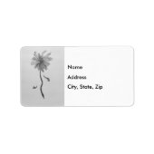 Étiquette Simple marguerite (Devant)