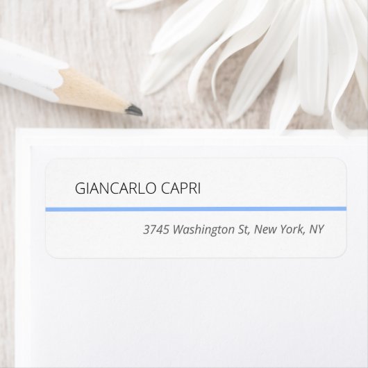 Étiquette Simple minimaliste moderne (En situation)