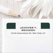 Étiquette Simple minimaliste moderne professionnel (En situation)