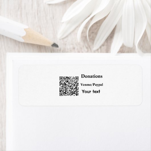 Étiquette Simple minimum ajouter des dons de code-barres ven (En situation)