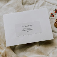 Simple Modern Baby shower RSVP Adresse de retour