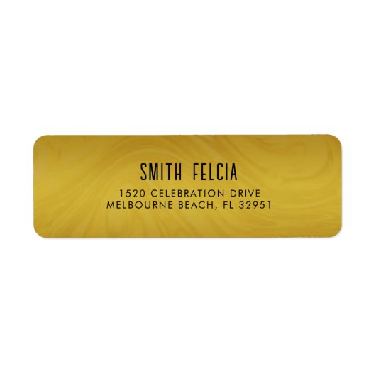 Étiquette Simple Moderne Squelettique De Script Retourner Ad (Devant)