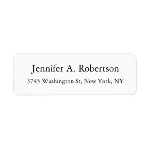 Étiquette Simple simple élégant classique minimaliste