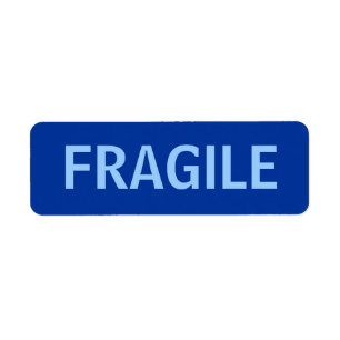 Étiquette Simple thème bleu délicat autocollants