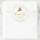 Étiquette simple Turmeric Thank You fait maison (Sac)