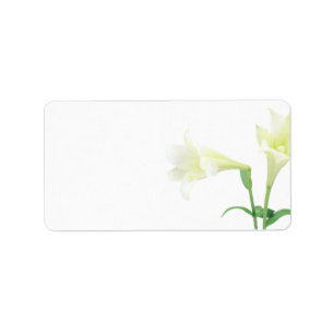 Étiquette Simplicité l Elegant White Lily Mariage ou général
