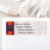 Étiquette Sinclair clan Plaid Scottish tartan (En situation)