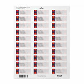 Étiquette Sinclair clan Plaid Scottish tartan (Feuille entière)