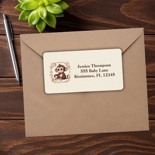 Étiquette Singe de charme