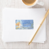 Étiquette Sirène magique, Bateau de cygne, Arbre de Noël Adr (En situation)