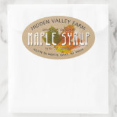 Étiquette sirop d'érable (Sac)