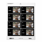 Étiquette Sites intéressants (Feuille entière)