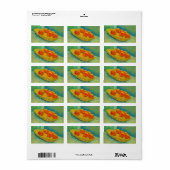 Étiquette Six Oranges par Vincent van Gogh (Feuille entière)