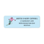 Étiquette Ski (Devant)