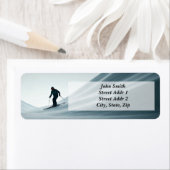 Étiquette Ski minimaliste (En situation)