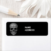 Étiquette Skull réaliste (En situation)