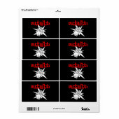 Étiquette Slap You Silly › Dop Salop Salai in Thai Script ♥ (Feuille entière)