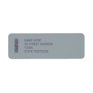 Étiquette Slate Return Address Label