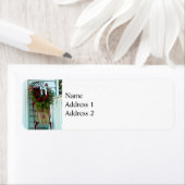 Étiquette Sled on porch (En situation)