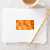Étiquette Sliced carrot (En situation)