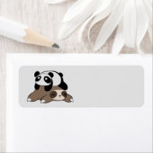 Étiquette Sloth et Panda Bear arrière - plan (En situation)