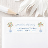 Étiquette Smart Ortree Ginger Jar Adresse de retour (En situation)