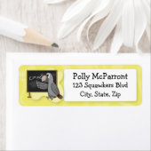 Étiquette Smart Timneh African Grey (En situation)