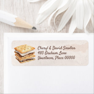 Étiquette S'mores Adresse de retour