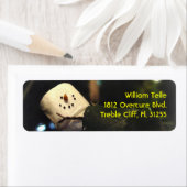 Étiquette S'mores Sac à couchage Snowman (En situation)