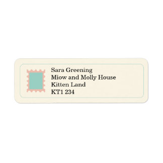 Étiquette Snail Mail Social Club Return Address Labels