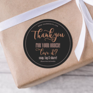 Étiquette Snap et Partager le package Small Busine