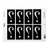 Étiquette sNARK mARK {ironicon} (Feuille entière)