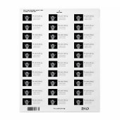 Étiquette Snoot Boop, Animal Return Address (Feuille entière)