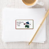 Étiquette Snowman portant un Casquette de cowboy (En situation)