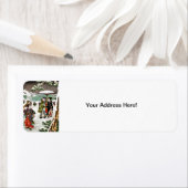 Étiquette Snowscape japonais (En situation)