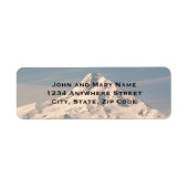 Étiquette Snowy Mountain Summit Adresse de retour (Devant)