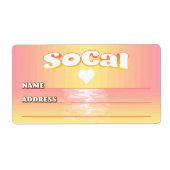 Étiquette SoCal Love (Devant)