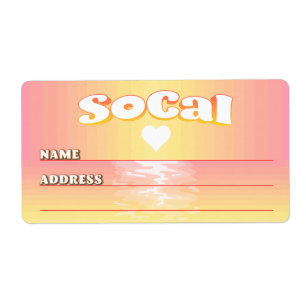 Étiquette SoCal Love