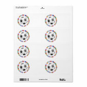 ÉTIQUETTE SOCCER (Feuille entière)
