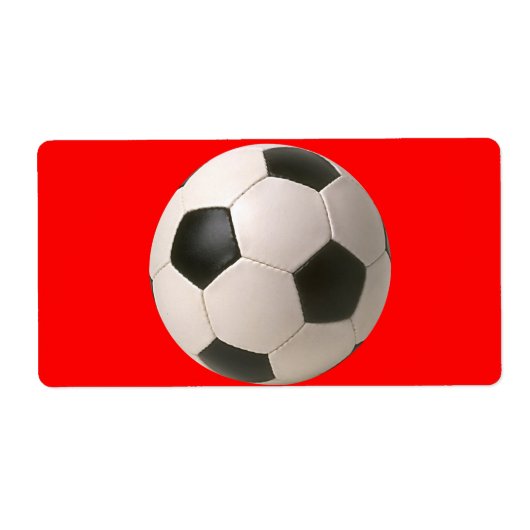 Étiquette Soccerball (Devant)